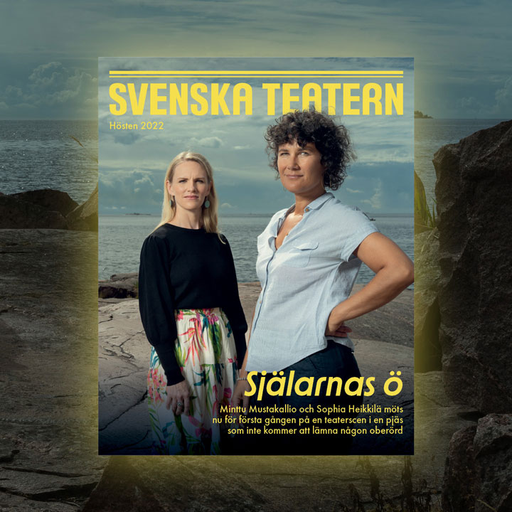 Repertoartidning hösten 2022 pärmen med Minttu Mustakallio och Sophia Heikkilä..