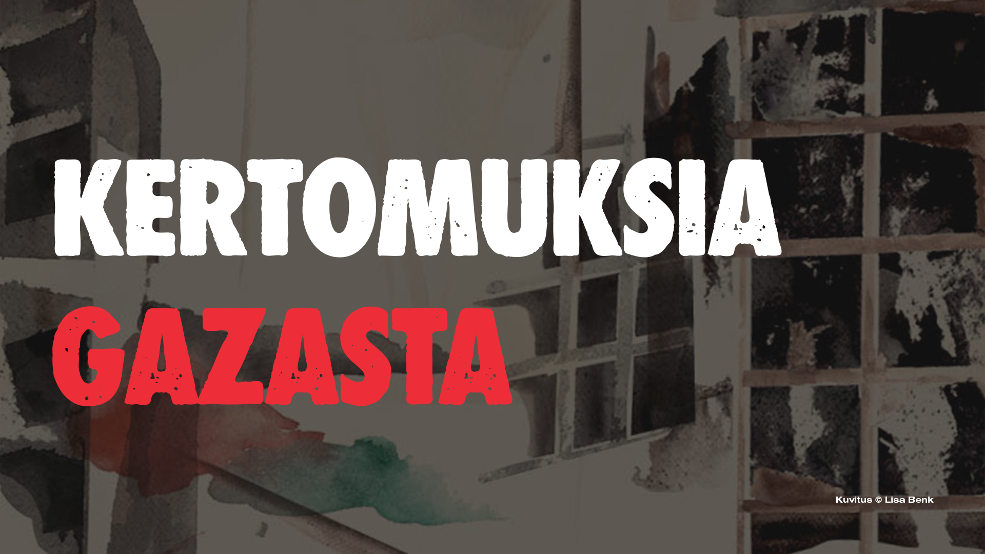 Suomalaiset teatterit lukevat gazalaisten lasten kertomuksia